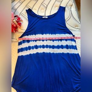 Royal blue tank top
